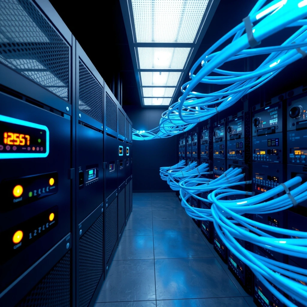 High-performance server architecture visualization