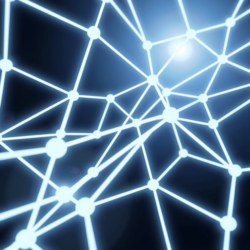 Abstract geometric game concept art